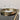 Deco Scallop Gold Decorative Trays – Set of 2 Round Serving Trays with Art Deco Print