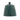 Bali Porcelain Sugar Pot – Dark Green Glazed Finish with Embossed Leaf Detail