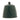 Bali Porcelain Sugar Pot – Dark Green Glazed Finish with Embossed Leaf Detail