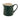 Bali Dark Green Porcelain Milk Jug – Embossed Leaf Detail & Glazed Finish