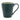 Bali Dark Green Porcelain Mug – Embossed Leaf Detail & Glazed Finish