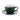 Bali Dark Green Porcelain Espresso Cup & Saucer – Glazed Finish with Embossed Leaf Detail