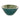 Bali Dark Green Porcelain Small Salad Bowl – Glazed Finish with Tropical Detailing