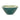 Bali Large Porcelain Salad Bowl – Dark Green Glazed Finish with Embossed Botanical Detailing