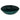 Bali Dark Green Porcelain Soup Bowl – Glazed Finish with Botanical Embossing