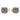London Leo Set of 2 Mugs – Black & White Stoneware with Gold Handles (350ml)