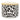 London Leo Small Canister – Black & White Stoneware with Gold Lid