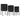 Pablo Set Of Three Black Finish Planters