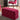 Seraphina Sapphire Rasberry Velvet Buttoned Rectangular Ottoman - Pacific Lifestyle