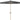 Riva Teak 3m Round Anthracite Parasol – Effortless Shade with Contemporary Elegance