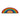 Rainbow Coir Doormat – Multicoloured PVC-Backed Entrance Mat - Large