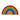 Rainbow Coir Doormat – Multicoloured PVC-Backed Entrance Mat - Large