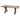 Live Edge Collection Dining Table – Acacia Wood with Grey Metal Cross Legs