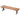Live Edge Collection Bench – Acacia Wood with Grey Metal Cross Legs