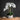 Large White Orchid in Stone Pot – Realistic Faux Orchid Arrangement