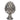 Large Silver Pinecone Finial – Decorative Metallic Home Accent