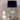 Malabar Blue and White Ceramic Lamp with Blue Velvet Shade – Ginger Jar Design