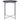Finn Round Side Table – Grey Metal with Cross Base