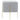 Hayes Square Grey Velvet Stool – Gold Finish Legs
