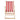 Stellan Red & White Striped Deck Chair – Adjustable Foldable Hardwood Lounger