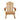 Leif Natural Finish Wooden Rocking Chair – Weather-Resistant Outdoor Lounger