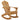 Leif Natural Finish Wooden Rocking Chair – Weather-Resistant Outdoor Lounger