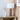 Carrara Wood Effect Ceramic Tall Table Lamp with White Shade