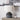 Etna Black Glass Lamp Base with Henry 40cm White Handloom Cylinder Lampshade