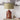Landscape Red Hand Painted Metal Table Lamp with Taupe Cylinder Shade
