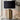 Zuri Large Hammered Antique Brass Table Lamp with Black Cotton Cylinder Shade