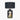 Pointer Black Dog Lamp with Black Cylinder Shade