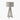 Whitby Grey Wash Wood Tapered 4 Post Table Lamp Base