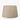 Milos 25cm Natural Linen Tapered Lampshade – Rustic Open Weave Jute Shade