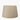 Milos 40cm Natural Linen Tapered Lampshade – Rustic Open Weave Jute Shade