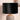 Bow 35cm Black Velvet Cylinder Lampshade