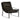 Anderson Dark Brown Leather Lounge Chair