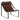 Anderson Brown Leather Sling Chair