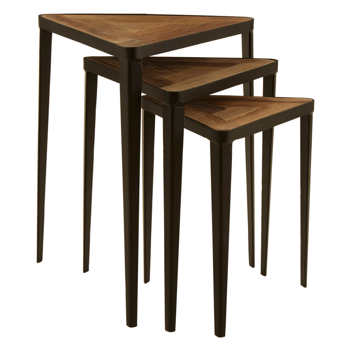 Long Triangular Table Benjamin Set of Three Triangular Tables – Kiki Living