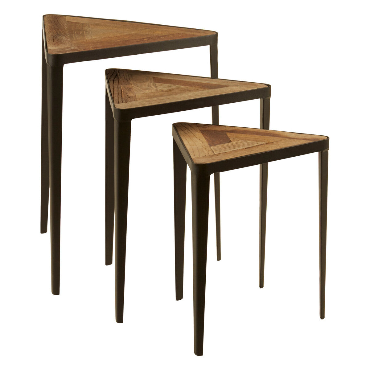 Long Triangular Table Benjamin Set of Three Triangular Tables – Kiki Living