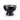 Black Hammered Champagne Bowl – Stainless Steel with Footed Base