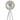 Prisma Silver Finish Floor Lamp – Geometric Steel Shade with Tripod Base