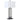 Enola Clear Glass Table Lamp with Matte Black Base