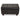 Ignacio Bench – Genuine Black Leather & Solid Teak
