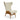 Einar Beige Chair With Winged Back