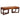 Chidi Brown Leather Bench with Cedar Wood Double Angled Base