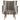 Amine Grey & White Chair – Textured Upholstered Seat with Mango Wood Legs