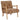 Ingwe Leopard Print Velvet Armchair – Upholstered Seat with Mango Wood Frame