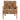 Ingwe Leopard Print Velvet Armchair – Upholstered Seat with Mango Wood Frame