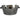 Dusky Stainless Steel Oval Party Tub – 32cm Etched Metal Drinks Cooler