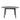 Peron Oak Dining Table - Black Stain